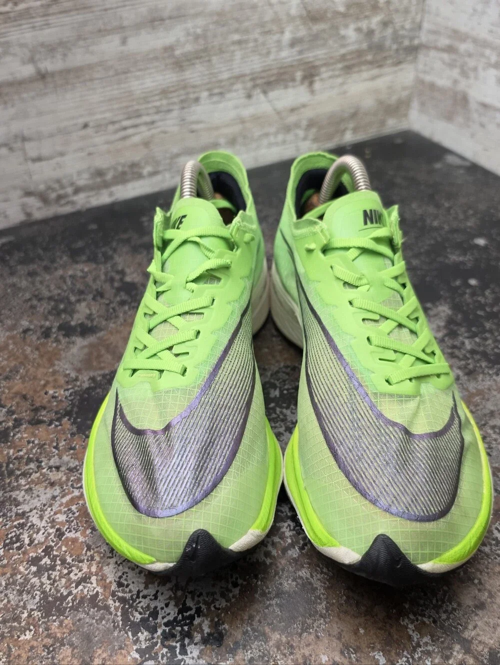 Mens Nike Vaporfly NEXT% Running Shoes Sz 6.5 Eur 39 AO4568 300 Electric Green